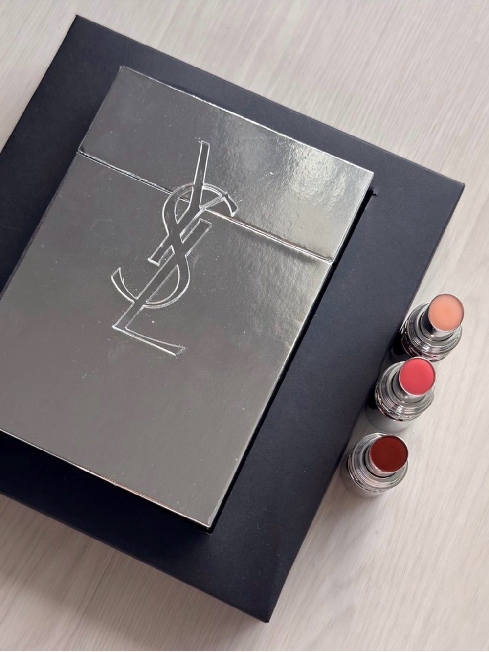 YSL candy glaze lip set trio- new release shades and exclusive packaging!